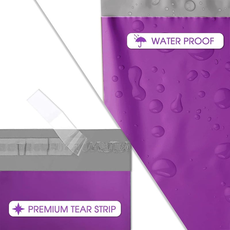 Metronic Purple Poly Mailers 14.5x19 Large Poly Mailers 100 Pack Self-Seal Shipping Bags, Packaging Bags, Shipping Envelopes, Packaging for Small Business, Boutique, Clothing - Image 2